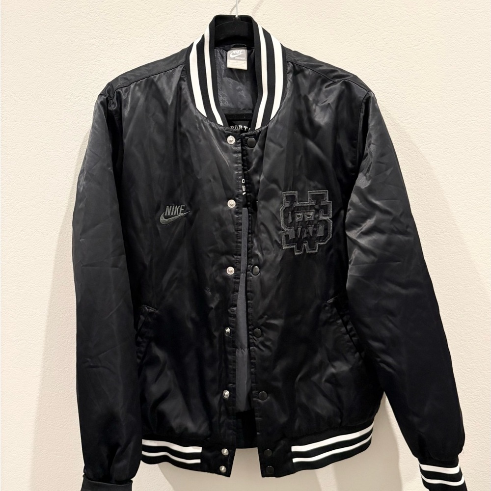 Vintage Nike Varsity Jacket/ Satin Bomber - Picture 2 of 5